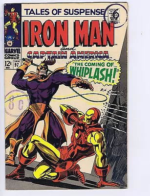 Buy Tales Of Suspense #97 Marvel 1967 '' The Coming Of... Whiplash ! '' • 46.60£