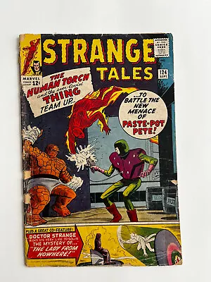 Buy Strange Tales #124 Lower/Mid Grade Silver Age Dr. Strange,Human Torch,Thing MCU • 11.03£