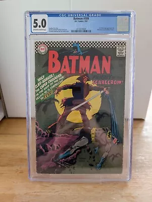 Buy Batman #189. Feb 1967. DC. 5.0 CGC. 1ST Silver Age App Of The Scarecrow • 350£