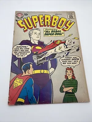 Buy Superboy #64 - Rebel Super-Dog DC 1958 Superman Comics VG+ 4.5 • 62.90£