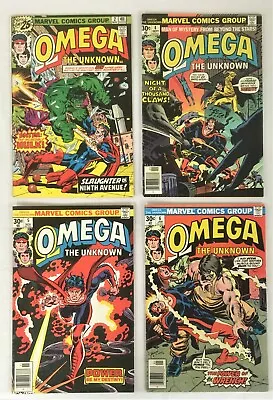 Buy Omega The Unknown (Marvel 1975) 4 Comic Lot Issues # 2 4 5 6 VF-/VF Grade • 6.21£