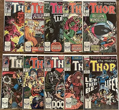 Buy Thor #401, 402, 404-409, 411, 424 Marvel Comics Lot • 42.71£
