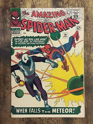 Buy Amazing Spider-Man #36 - GORGEOUS - 1st App Looter - Marvel Comics 1966 • 17.86£