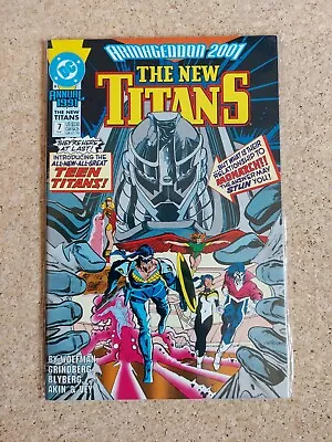 Buy US Comic - DC - The New Teen Titans #7 - Annual 1991 - Excellent Condition - Z1 • 3.79£