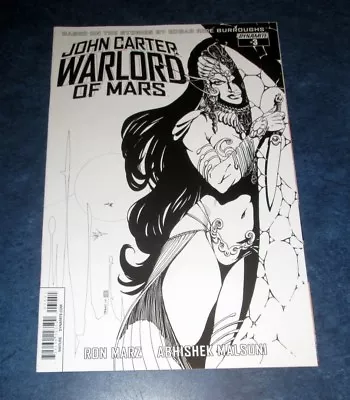 Buy JOHN CARTER WARLORD OF MARS #3 E 1:10 BART SEARS B/W Variant DYNAMITE COMIC 2015 • 6.63£