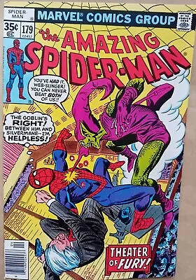 Buy Amazing Spider-Man #179 - FN/VFN (7.0) - Marvel 1978 -  35 Cents  -Green Goblin • 18.99£