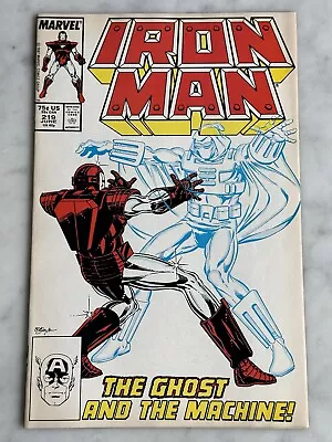 Buy Iron Man #219 1st Ghost VF+ 8.5 - Buy 3 For FREE Shipping! (Marvel, 1987) • 7.77£