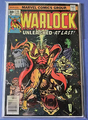 Buy Marvel Comics - Warlock -  Just A Series Of Events  - Volume 1 - #15 -  Nov 1976 • 24.67£