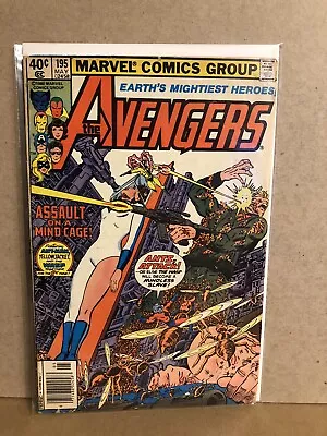 Buy Avengers #195. 1st Cameo App Of The Taskmaster. MCU Thunderbolts 1980 Newsstand • 9.32£