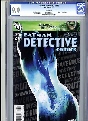 Buy Detective Comics #877 (2011) DC CGC 9.0 White • 24.46£