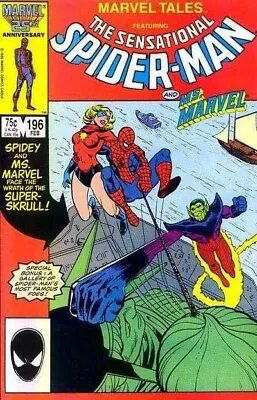 Buy Marvel Tales Vol:1 #196 Spider-man 1987 • 4.95£