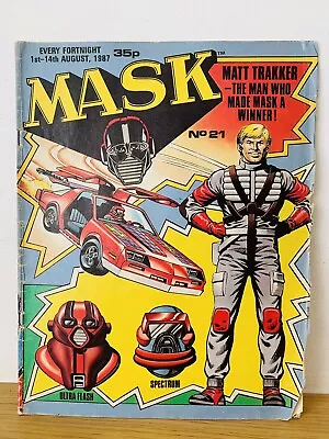 Buy Vintage MASK Comic Issue 21 1987 • 3.99£