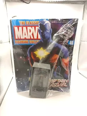 Buy Captain Marvel Figure Marvel Classic Collection AND Magazine 2007 Issue 46 • 10.48£