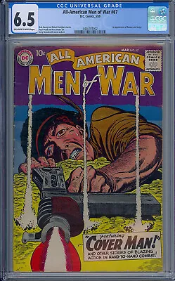 Buy All American Men Of War #67 Cgc 6.5 Gunner & Sarge 1st Appearance 1959 Dc • 695.06£