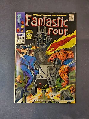 Buy 🗝Silver Age Marvel Comics Fantastic Four #80 1st Appearance Great Condition!🔑 • 46.60£