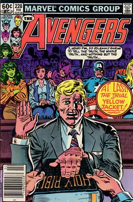 Buy Avengers, The #228 (Newsstand) FN; Marvel | Trial Of Yellowjacket - We Combine S • 3.87£