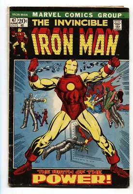 Buy IRON MAN #47 1972-Origin Of Iron Man-Marvel COMIC BOOK • 46.21£