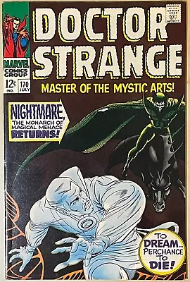 Buy Doctor Strange #170 (1968) Vf 8.0 Key Silver Age Marvel Comics • 46.60£