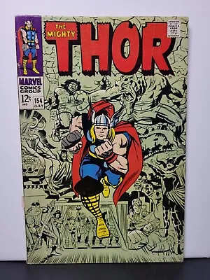 Buy Thor #154 (Marvel 1968) 1st Appearance “MANGOG”  Stan Lee/Jack Kirby  Silver Age • 39.60£