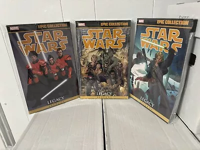 Buy Star Wars Epic Collection Legacy TBP Volume 1 2 3 LOT OOP. • 252.85£