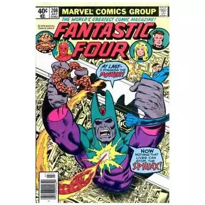 Buy Fantastic Four #208 Newsstand  - 1961 Series Marvel Comics VF+ [m • 13.01£