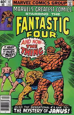 Buy Marvel's Greatest Comics #87 FN; Marvel | Fantastic Four 107 Reprint - We Combin • 3.09£