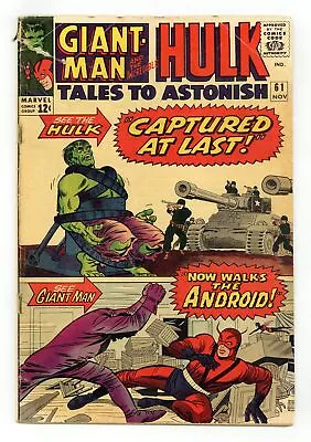Buy Tales To Astonish #61 GD 2.0 1964 • 14.37£