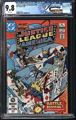 Buy D.C Comics Justice League Of America 204 7/82 FANTAST CGC 9.8 White Pages • 93.97£