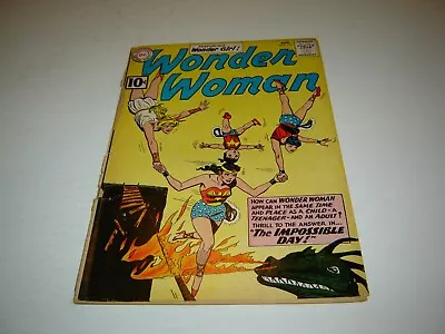 Buy Wonder Woman #124 Silver Age DC Comics Featuring Wonder Girl 1961 - Low Grade • 27.18£