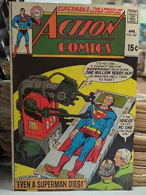 Buy Action Comics #387 - Even A Superman Dies! (DC, 1970) • 15.53£