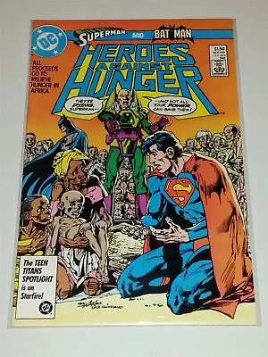 Buy Heroes Against Hunger #1 August 1986 Superman Batman Dc Comics < • 4.89£