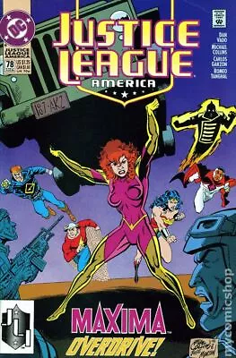 Buy Justice League America #78 VG 1993 Stock Image Low Grade • 2.10£