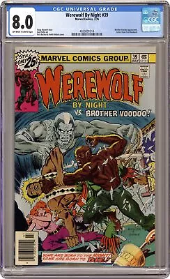 Buy Werewolf By Night #39 CGC 8.0 1976 4030891014 • 77.66£