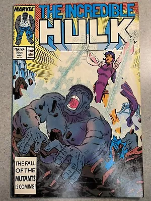 Buy Incredible Hulk #338 (1987) Key! 1st App Mercy, Alien Who Kills Suicidal People • 3.03£