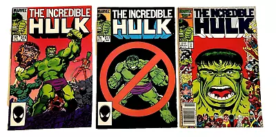 Buy INCREDIBLE HULK  #314 #317and #225   TWO ARE JOHN BYRNE ISSUES 1985-1986 • 4.65£