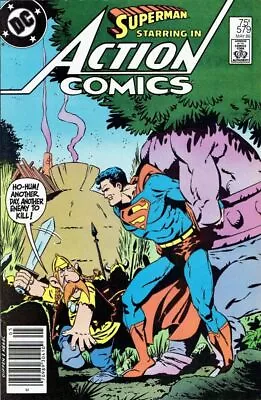 Buy Action Comics (1938) # 579 Newsstand (7.0-FVF) 1986 • 12.60£