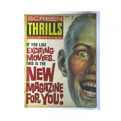 Buy Screen Thrills Illustrated #1 VG+ (tape On Cover) Full Description Below [n] • 30.56£