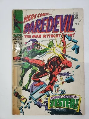 Buy Here Comes Daredevil #42 Marvel 1968 / First App Of The Jester  Low Grade 1.5 • 3.62£