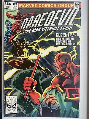 Buy Daredevil UK Edition #168  (1981)  1st Appearance Elektra • 110£