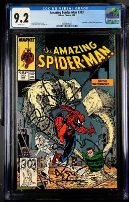 Buy Amazing Spider-Man 303 CGC 9.6 NM+ White Pages • 42.71£