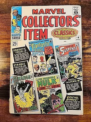 Buy Marvel Collectors Item Classics #4 - Cover By Jack Kirby (Marvel, 1966) VF/F • 10.86£