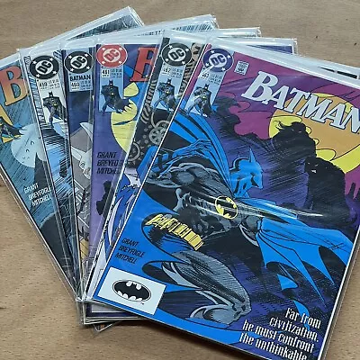 Buy X6 Sequential DC Batman Comics; 458 459 460 461 462 & 463 Bagged & Boarded VG • 18£