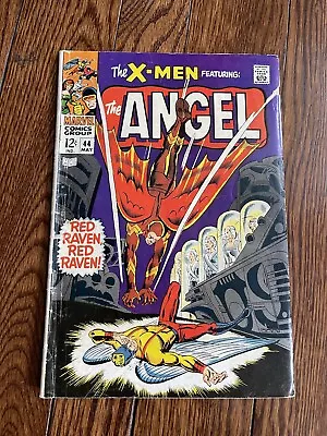 Buy X-Men #44 - 1st App Red Raven & Origin Of Iceman Marvel Comics 1968 • 25.24£