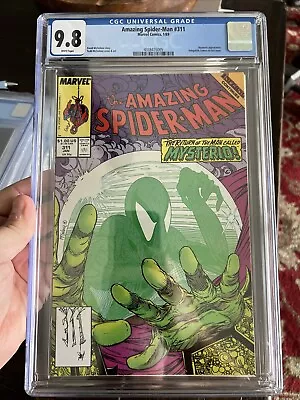 Buy Amazing Spider-Man #311 CGC 9.8 ~ Todd McFarlane ~ Mysterio ~ 1989 • 128.14£