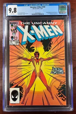Buy Uncanny X-men #199 Cgc 9.8 Wp Nm/m Marvel 1985 Rachel Becomes Phoenix Ii ❤️‍🔥 • 135.91£