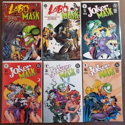 Buy DC/Dark Horse Comics Lobo /Mask #1-2 (1997) & Joker/Mask #1-4 (2000) - Hi-Grade • 58.24£