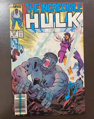 Buy Vintage Comic Book Incredible Hulk 338 Todd McFarlane Artwork 1987 Awesome Cover • 5.44£