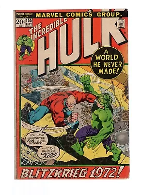 Buy Incredible Hulk #155 - 1st Appearance Shaper Of Worlds - Lower Grade • 7.76£