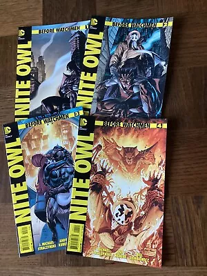 Buy Before Watchmen: Nite Owl #1-4 (DC, 2012) Full Set. JM Straczynski/Andy Kubert • 8£