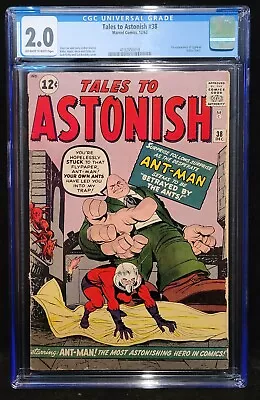 Buy Tales To Astonish #38 (1962) CGC 2.0 Ant-Man, 1st Egghead • 77.66£